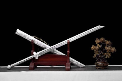 Black Gold Ancient Blade ~ Fuxue (Forged Manganese Steel)拂血