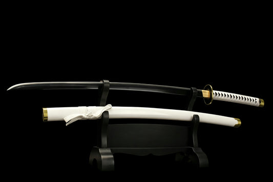 Wado Ichimonji Katana, One Piece Roronoa Zoro Sword, Full Tang 1095 High Carbon Steel Forged Sharp Blade