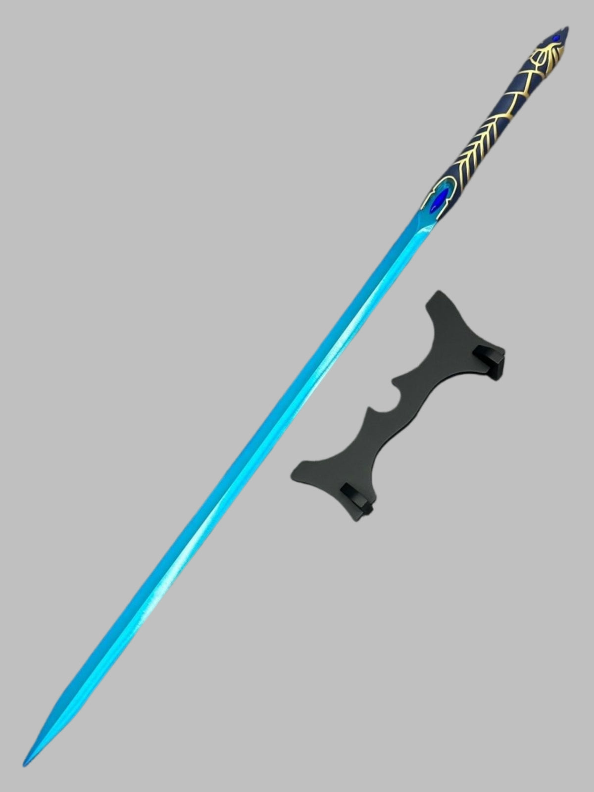 Blue Phoenix (Stainless Steel) — Blunt Blade (Unsharpened)