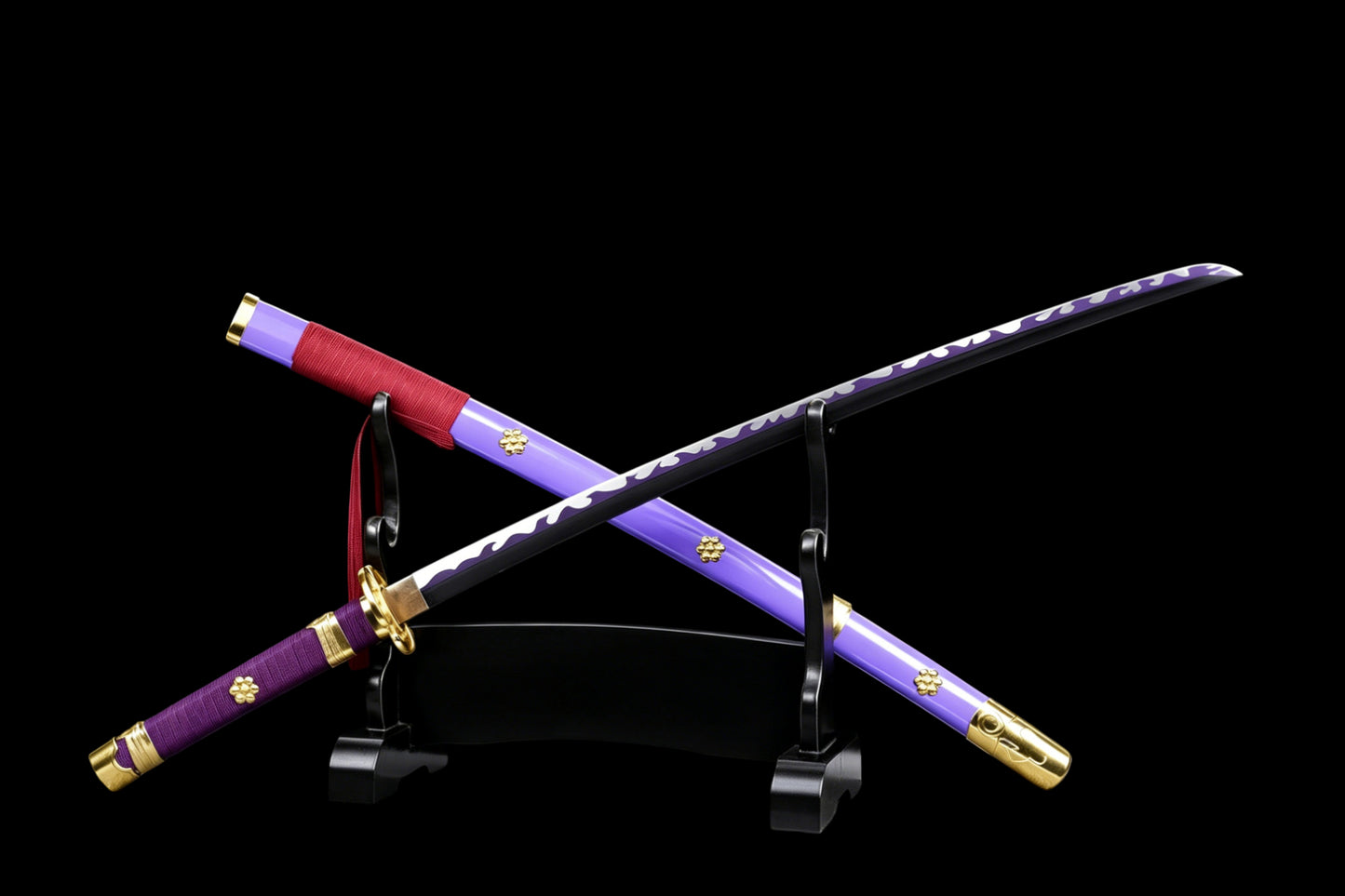 Enma Katana, Roronoa Zoro One Piece Sword, Full Tang 1095 High Carbon Steel Forged Sharp Blade