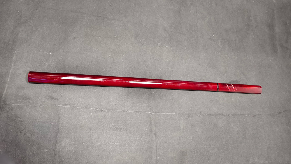 red stick（Medium carbon steel, clay-covered burnt blade）katana ，red，Ninja Sword