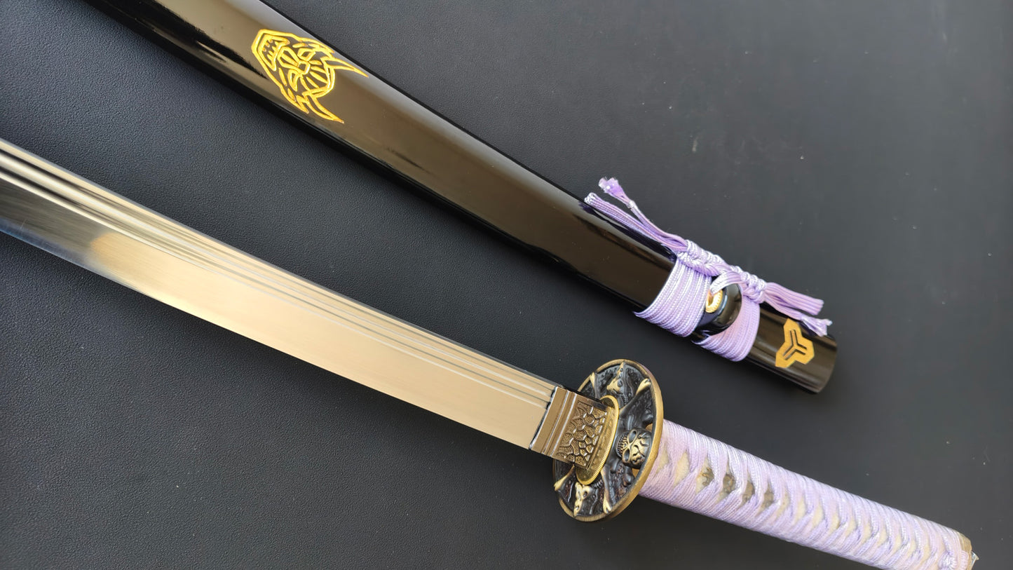 Purple Kill Bill（Spring steel forging process）katana（C30）