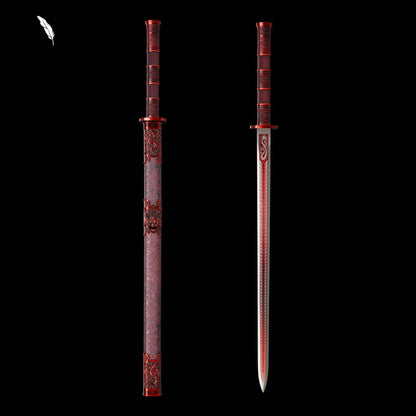 Luochen Sword (Forged from High-Manganese Steel)落尘剑