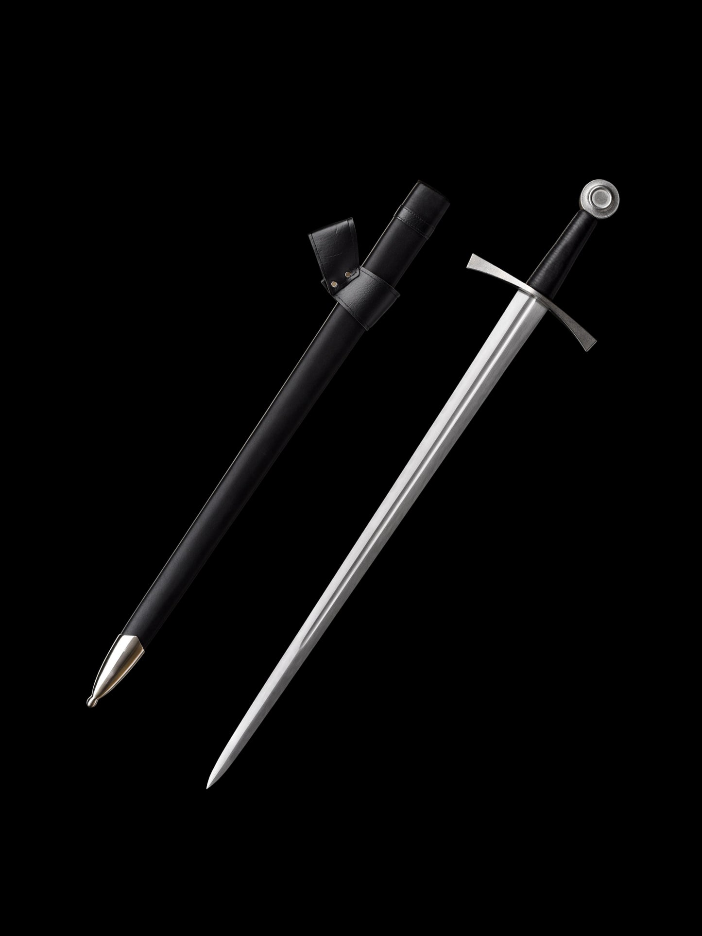 One-Handed Viking Sword (Forged from 60Si2Mn Steel)
