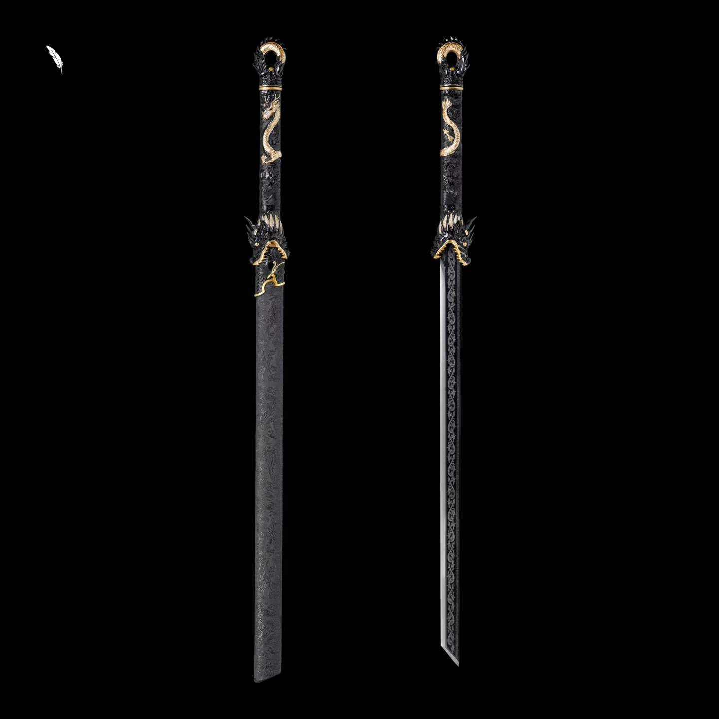 Dragon Scale Warblade (Forged from High-Manganese Steel)龙鳞战刃