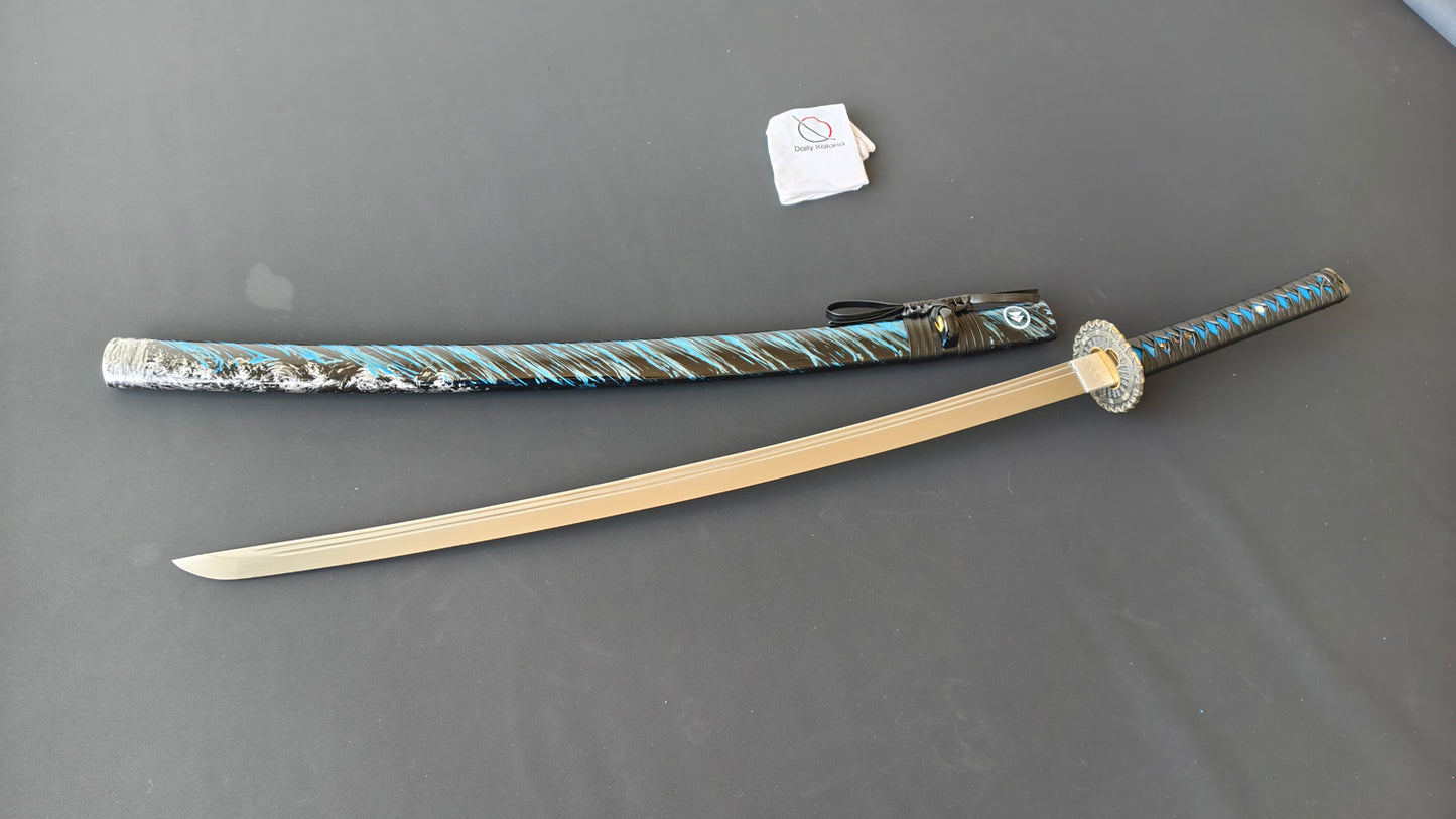 （Spring steel forging process） katana  (C58)