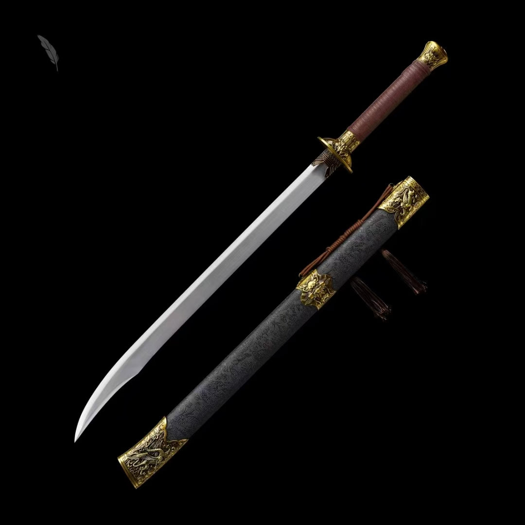 Waist knife dragon tiger broadsword龙虎大刀