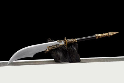Qinglong broadsword with short handle 青龙大刀短柄款