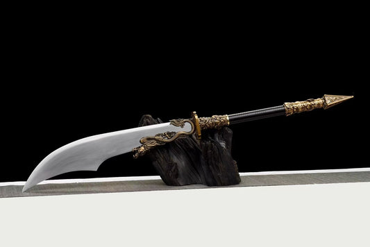 Qinglong broadsword with short handle 青龙大刀短柄款
