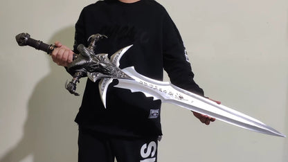 (6 kg) Frostmourne (Stainless Steel) — Blunt Blade (Unsharpened)