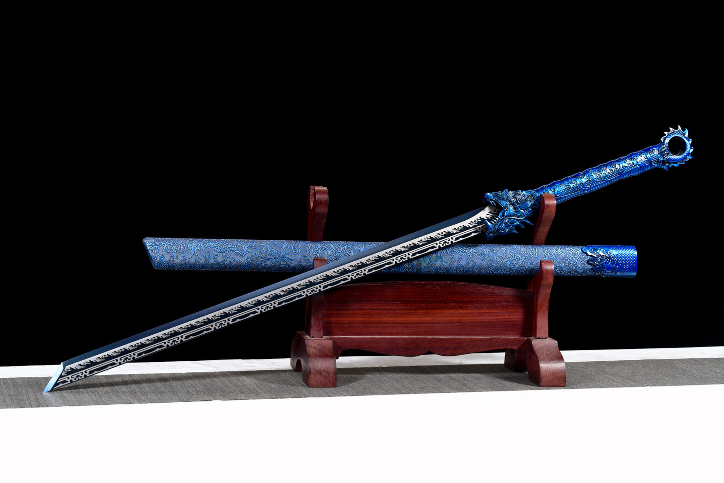 Blue dragon head sword龍息唐横刀