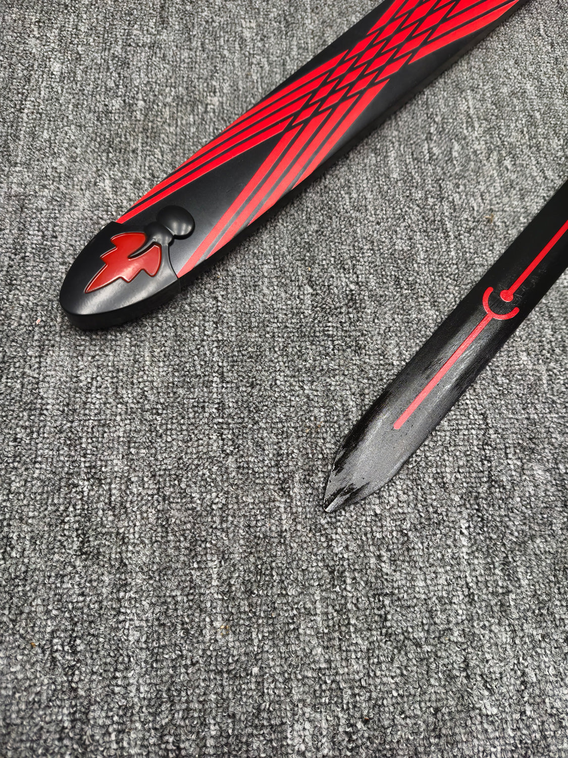 Blackened Sword of Victory (High-Carbon Steel) Blunt blade; unsharpened.