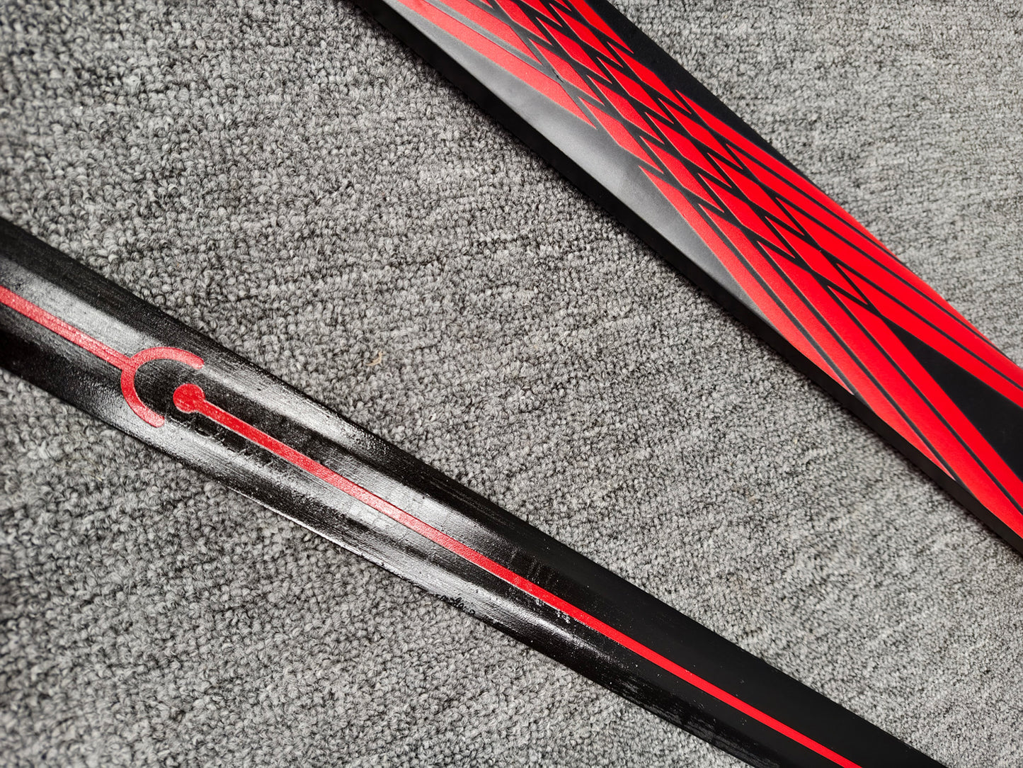 Blackened Sword of Victory (High-Carbon Steel) Blunt blade; unsharpened.