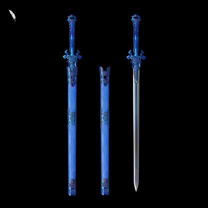 Demon Sword ~ Azure (Forged from High Manganese Steel)幽蓝