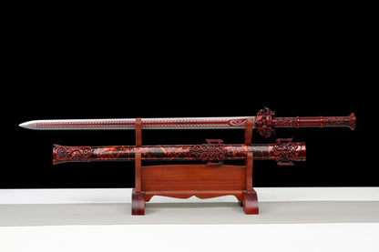 New Great Yue King Sword-Red Lucky Sword-大越王剑