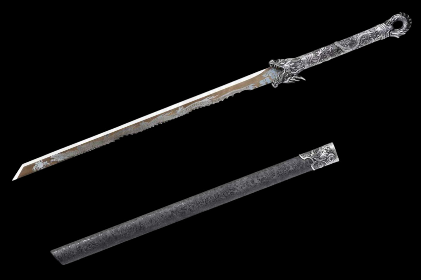Dragon Emperor's Battle Blade (Forged from High-Manganese Steel)龍皇战刃