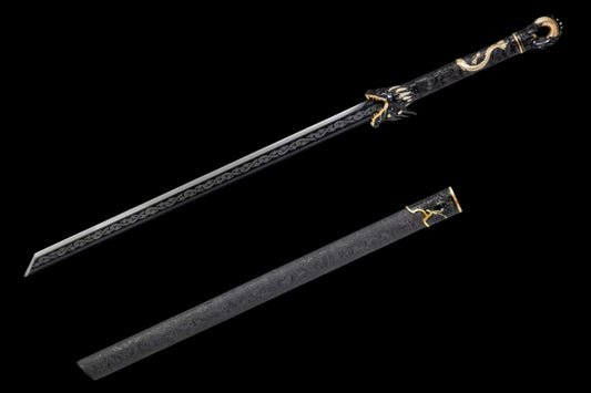Dragon Scale Warblade (Forged from High-Manganese Steel)龙鳞战刃