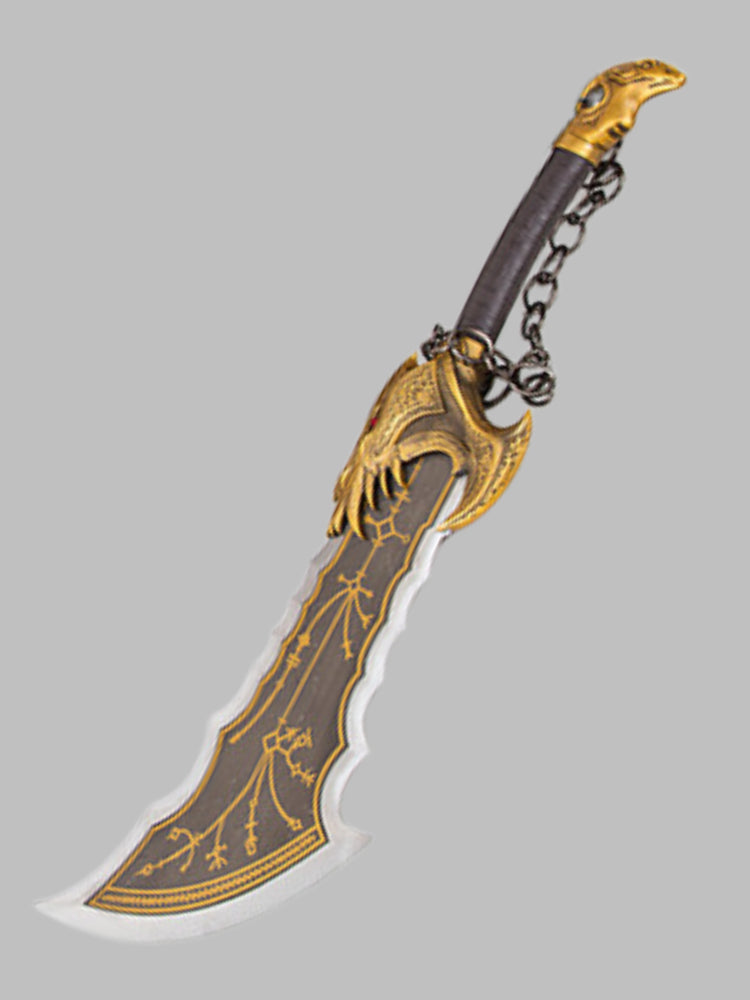 God of War 5: Blades of Chaos — Kratos' Dual-Bladed Chain Swords (Stainless Steel) — Blunt/Unsharpened