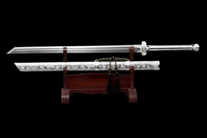 Black Gold Ancient Blade ~ Fuxue (Forged Manganese Steel)拂血