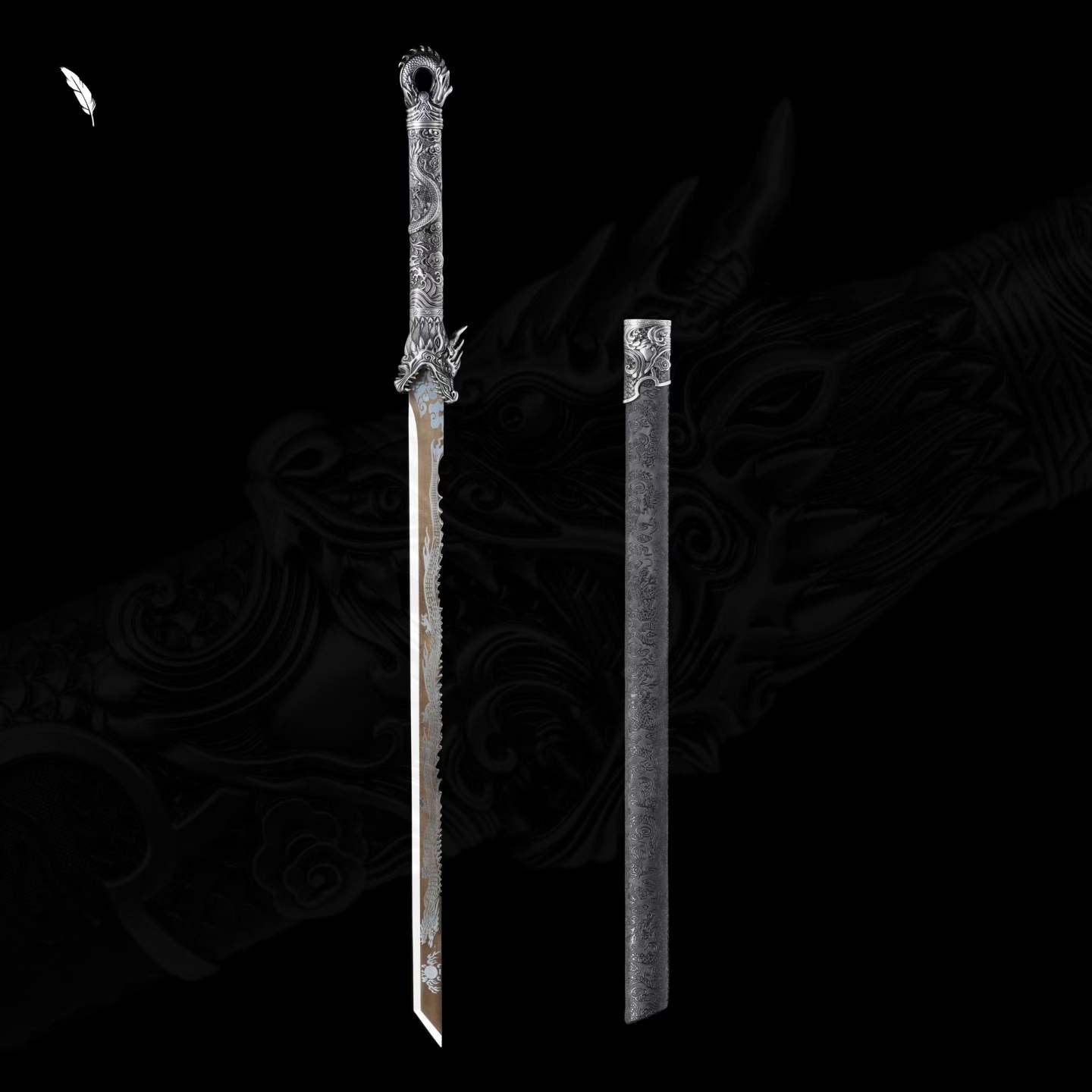 Dragon Emperor's Battle Blade (Forged from High-Manganese Steel)龍皇战刃