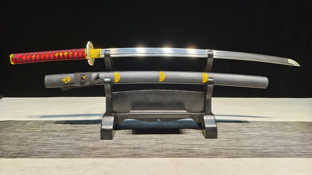 red warrior（spring steel forged）extremely sharp,katana