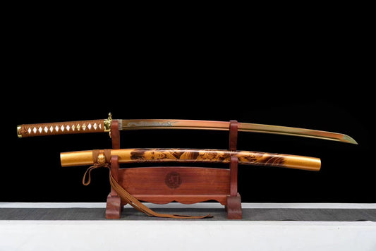 Dream Samurai（Carbon steel gold baking process）katana