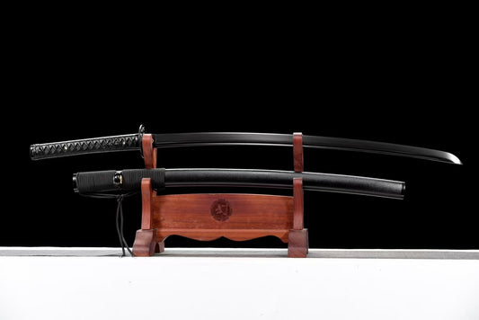 Black Warrior（Spring steel forging process）katana,(c13)