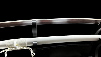 One Piece Zoro Wado Ichimonji Katana Sword, Full Tang Forged 5160 Spring Steel, Sharp Blade
