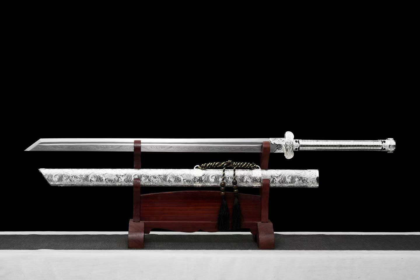 Black Gold Ancient Blade ~ Fuxue (Forged Manganese Steel)拂血