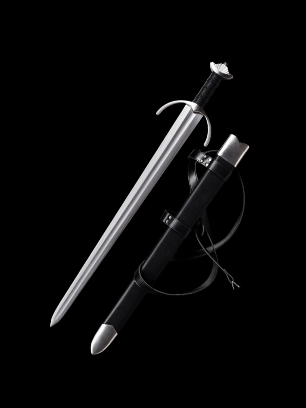 Scottish Single-Handed Viking Sword: The Blade of the Foe-Breaker (Forged from 60Si2Mn Steel)
