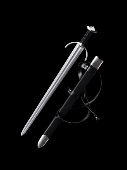 Scottish Single-Handed Viking Sword: The Blade of the Foe-Breaker (Forged from 60Si2Mn Steel)