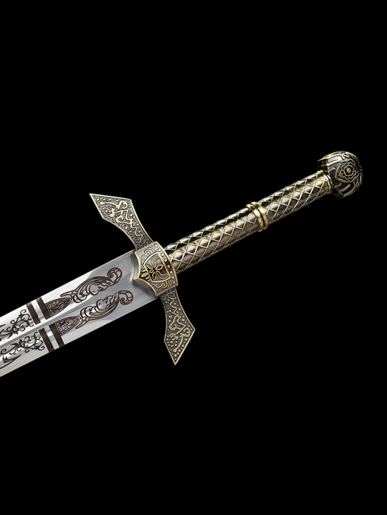 Elden Ring Banished Knight's Greatsword Stainless Steel Replica Sword, Unsharpened Cosplay Weapon for Collection & Costume Display