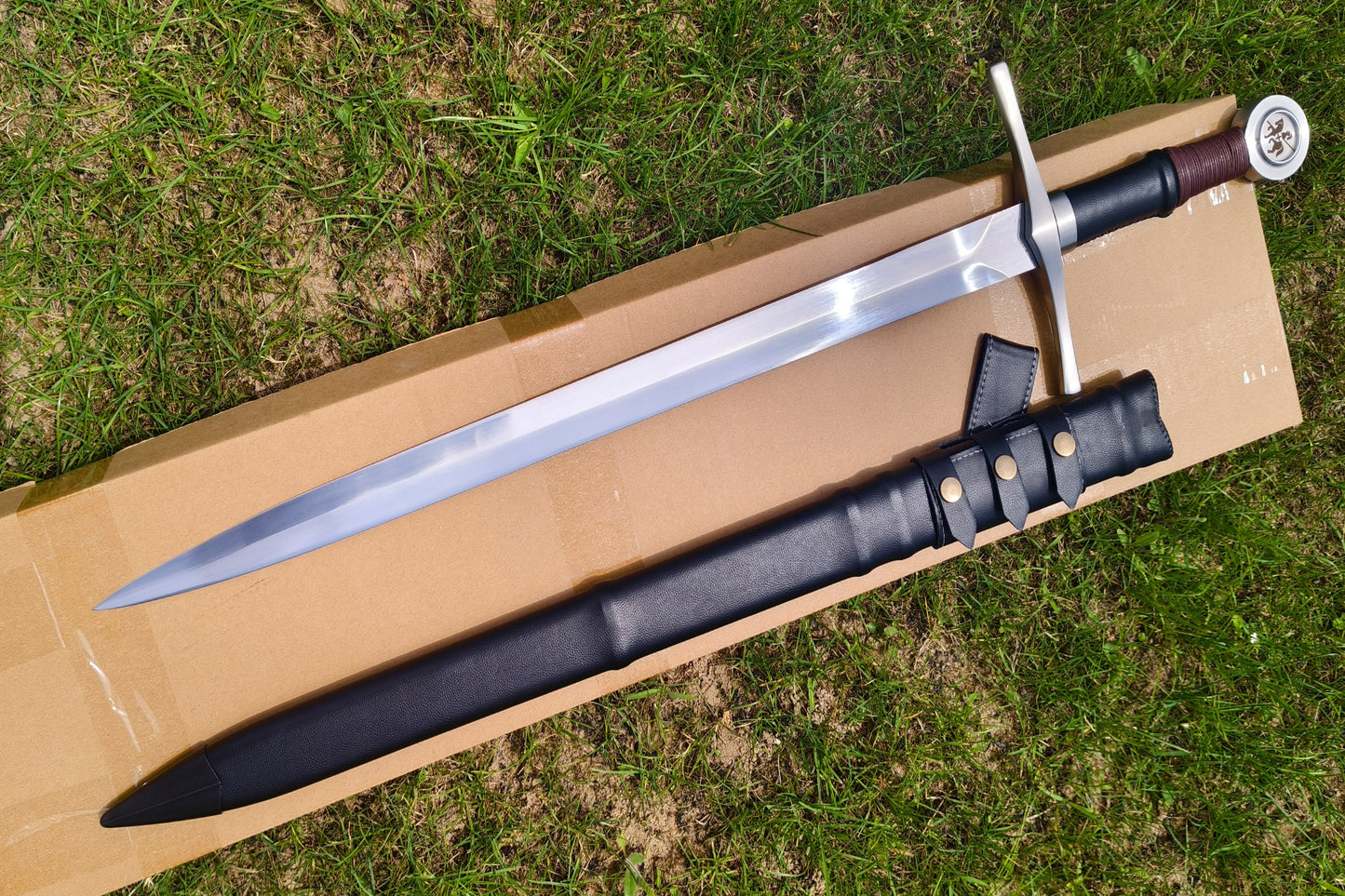 Black One-Handed Sword (Forged from 5160 Steel)
