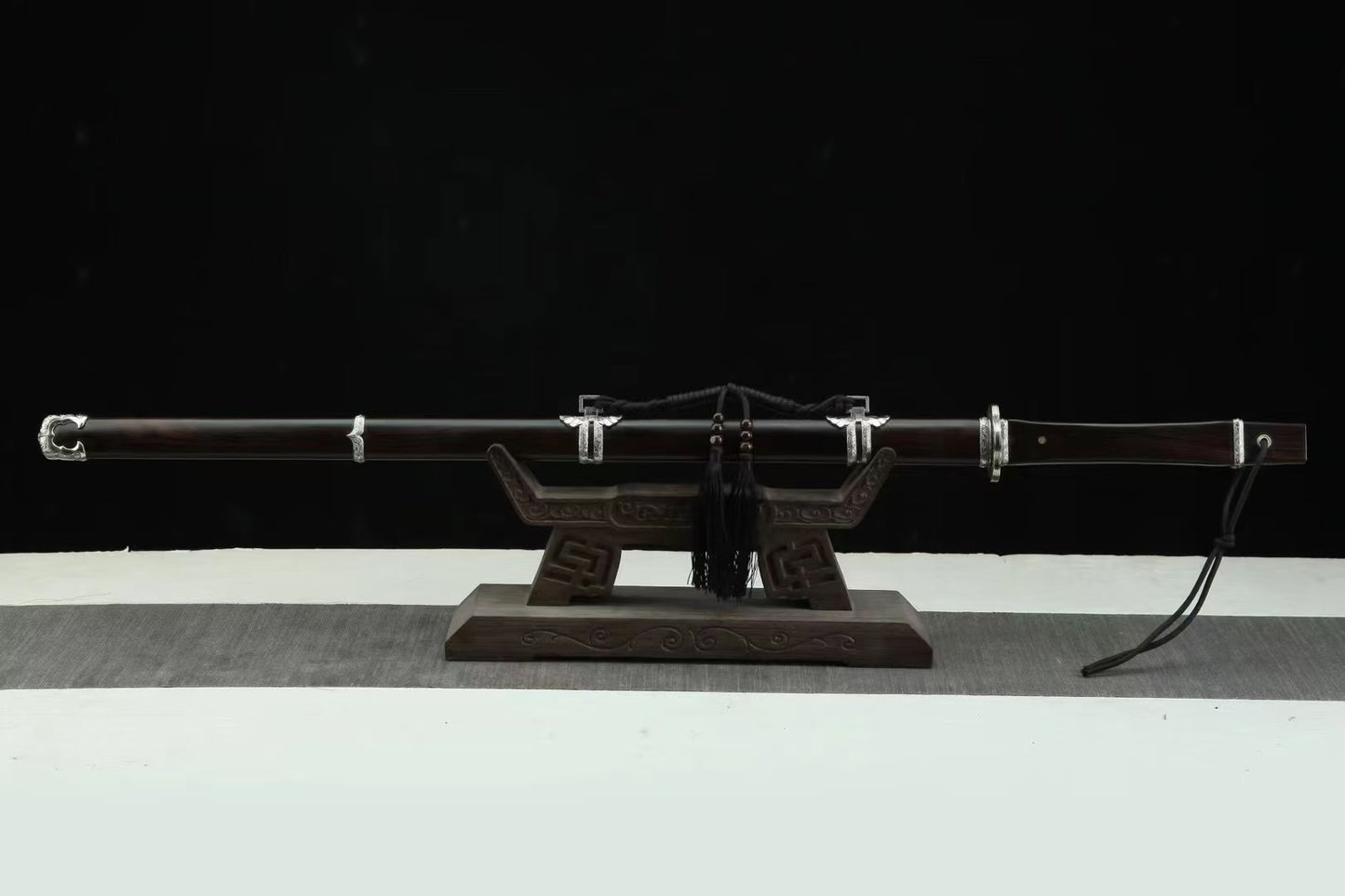 Square-handled replica Tang dynasty horizontal sword-方柄唐横剑