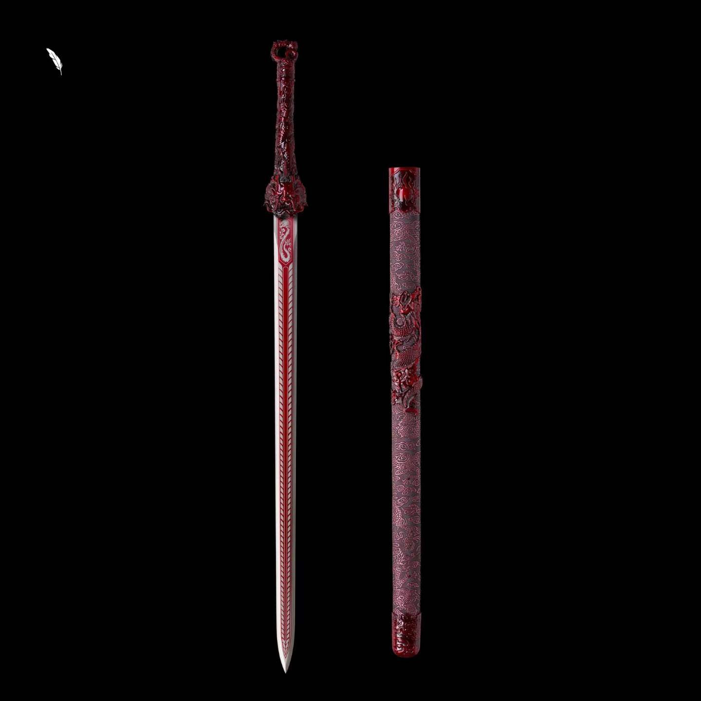 Dragon King Sword (Forged from High-Manganese Steel)龍啸九天