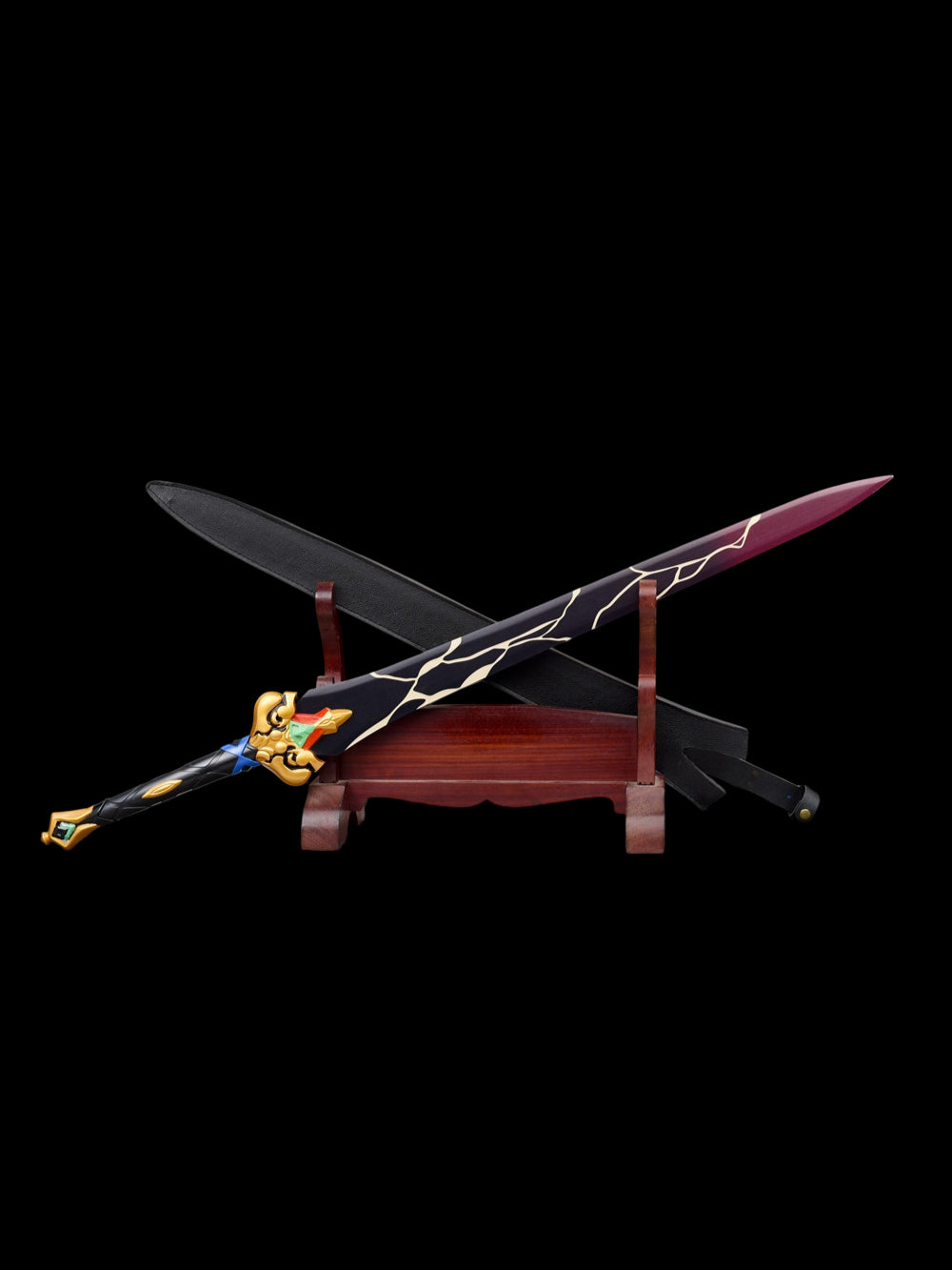 Stainless Steel Fragmented Blade Honkai Star Rail Blade Cosplay Sword, Unsharpened Replica Prop for Collection & Cosplay
