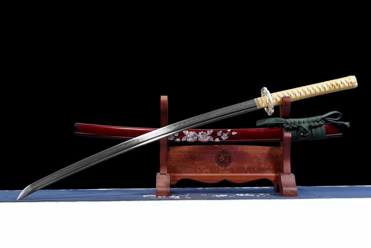 Flower Blade，T10（Clay-covered fire-burning blade）katana