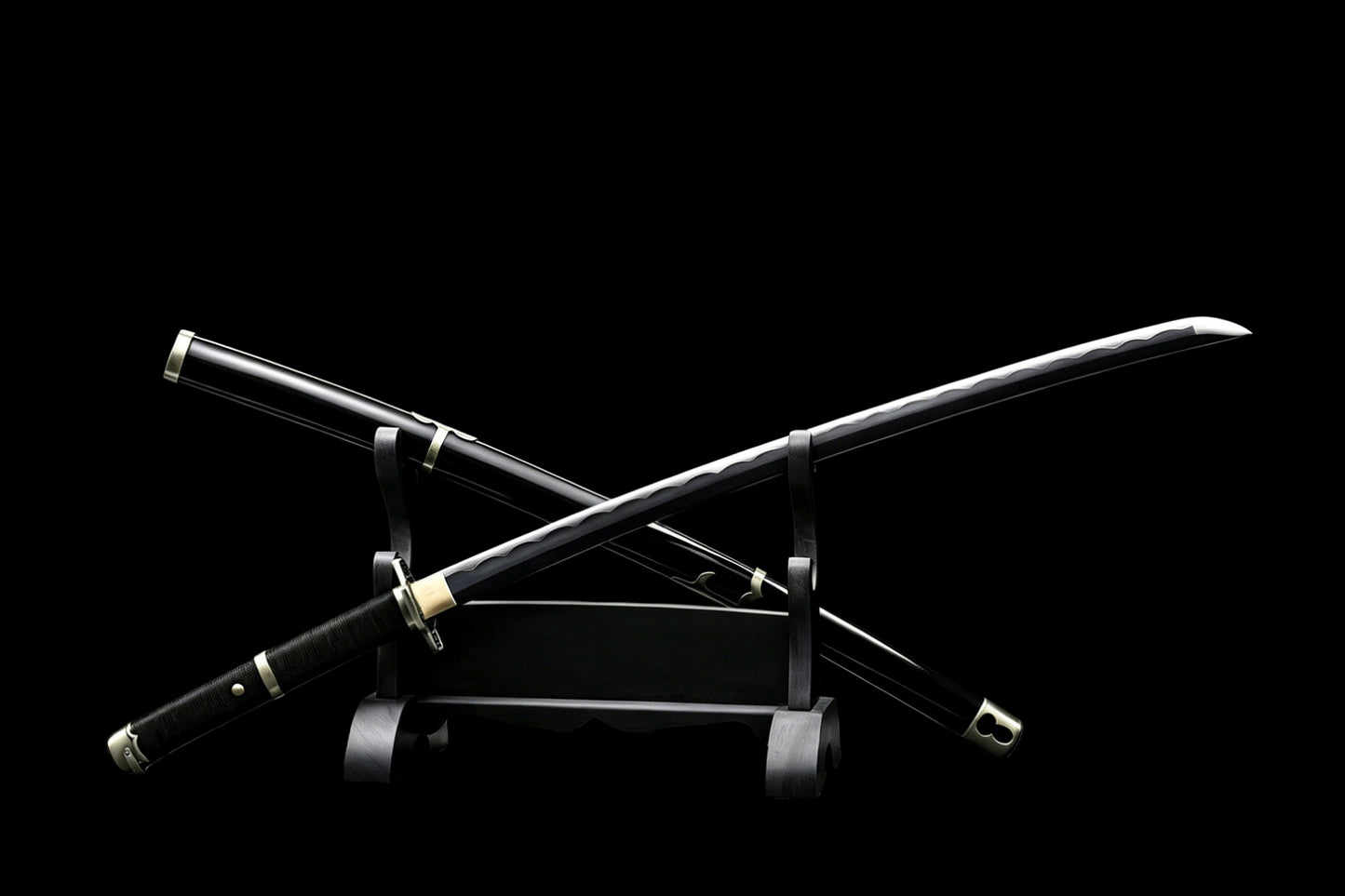 Yubashiri Katana, One Piece Roronoa Zoro Sword, Full Tang 1095 High Carbon Steel Forged Sharp Blade