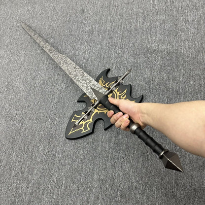 Sorcerer King's Sword (Stainless Steel) Blunt blade; unsharpened.