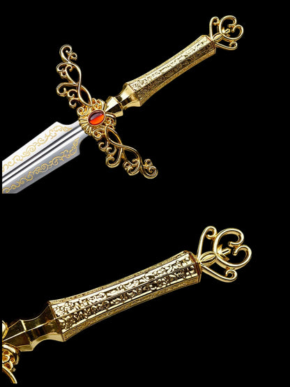 Elden Ring Rogier's Rapier — Stainless Steel Blade (Unsharpened) — Cosplay Prop & Decorative Display Piece