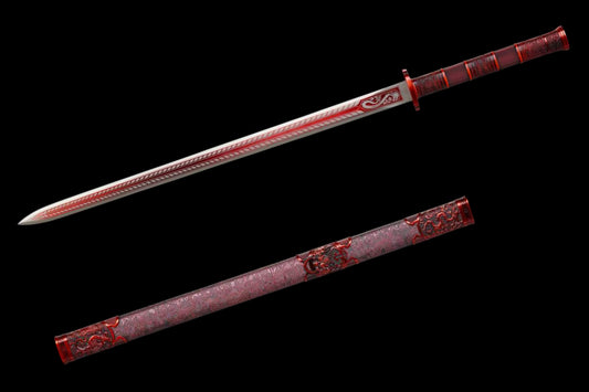 Luochen Sword (Forged from High-Manganese Steel)落尘剑