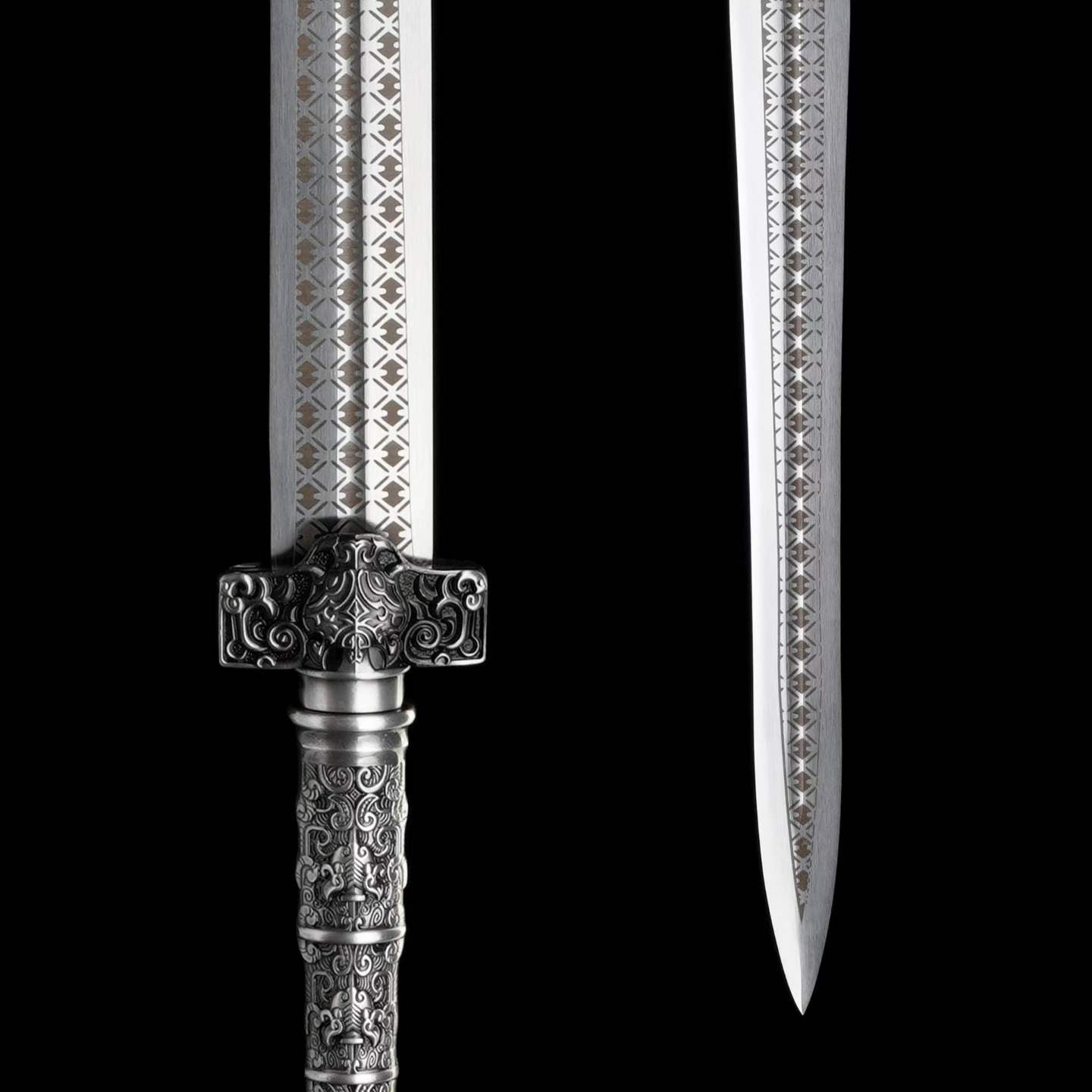 Chu Sword — Frost Spirit (Forged Manganese Steel)楚剑～霜魄