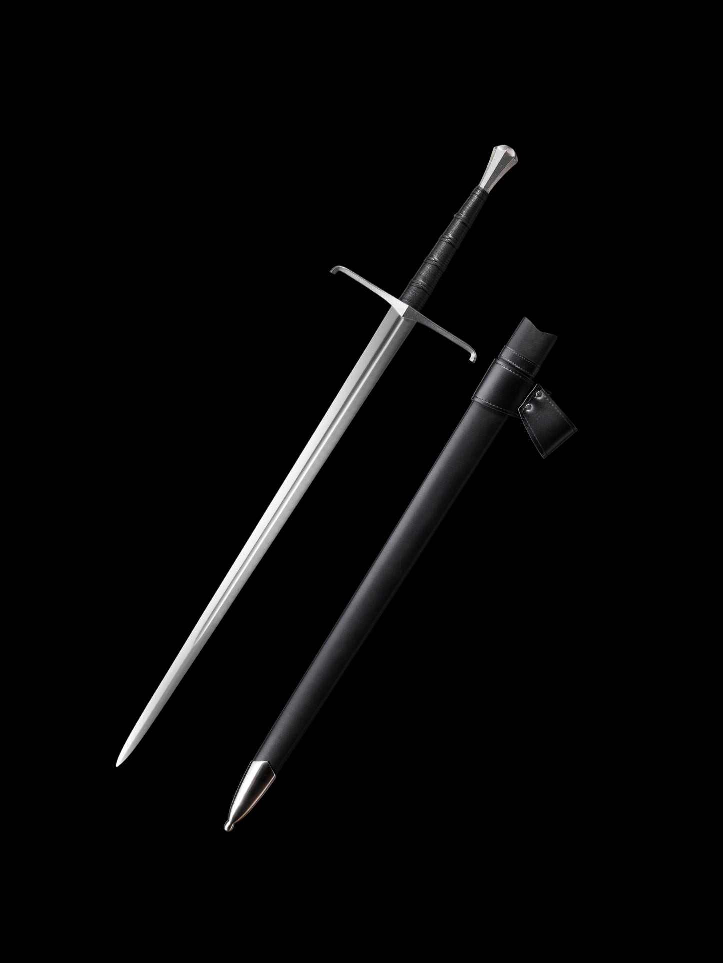 Crusader Knight's Two-Handed Sword (Forged from 60Si2Mn Steel)