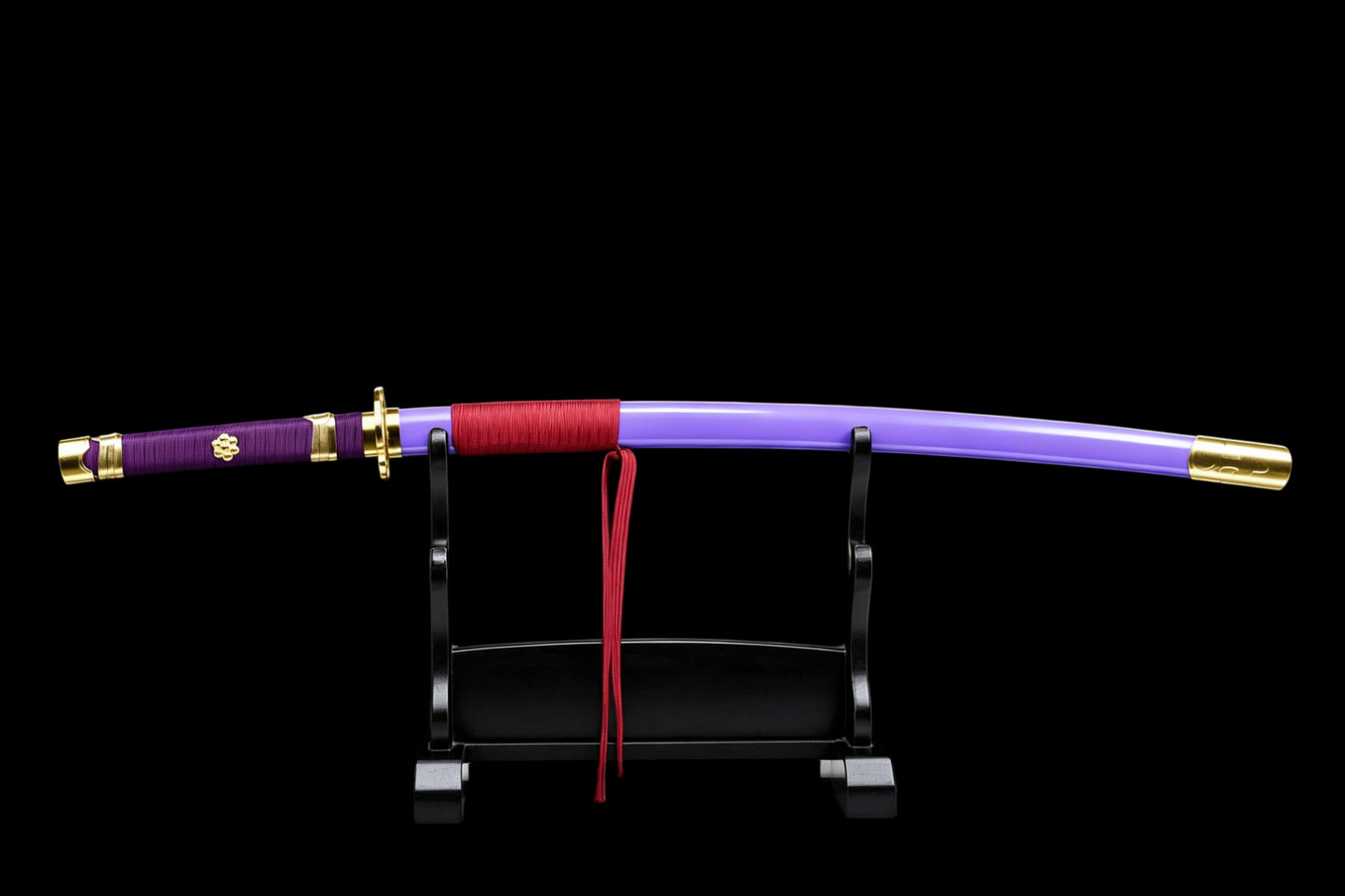 Enma Katana, Roronoa Zoro One Piece Sword, Full Tang 1095 High Carbon Steel Forged Sharp Blade