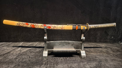 T10（Covered with soil and burned to create the blade's special pattern）katana