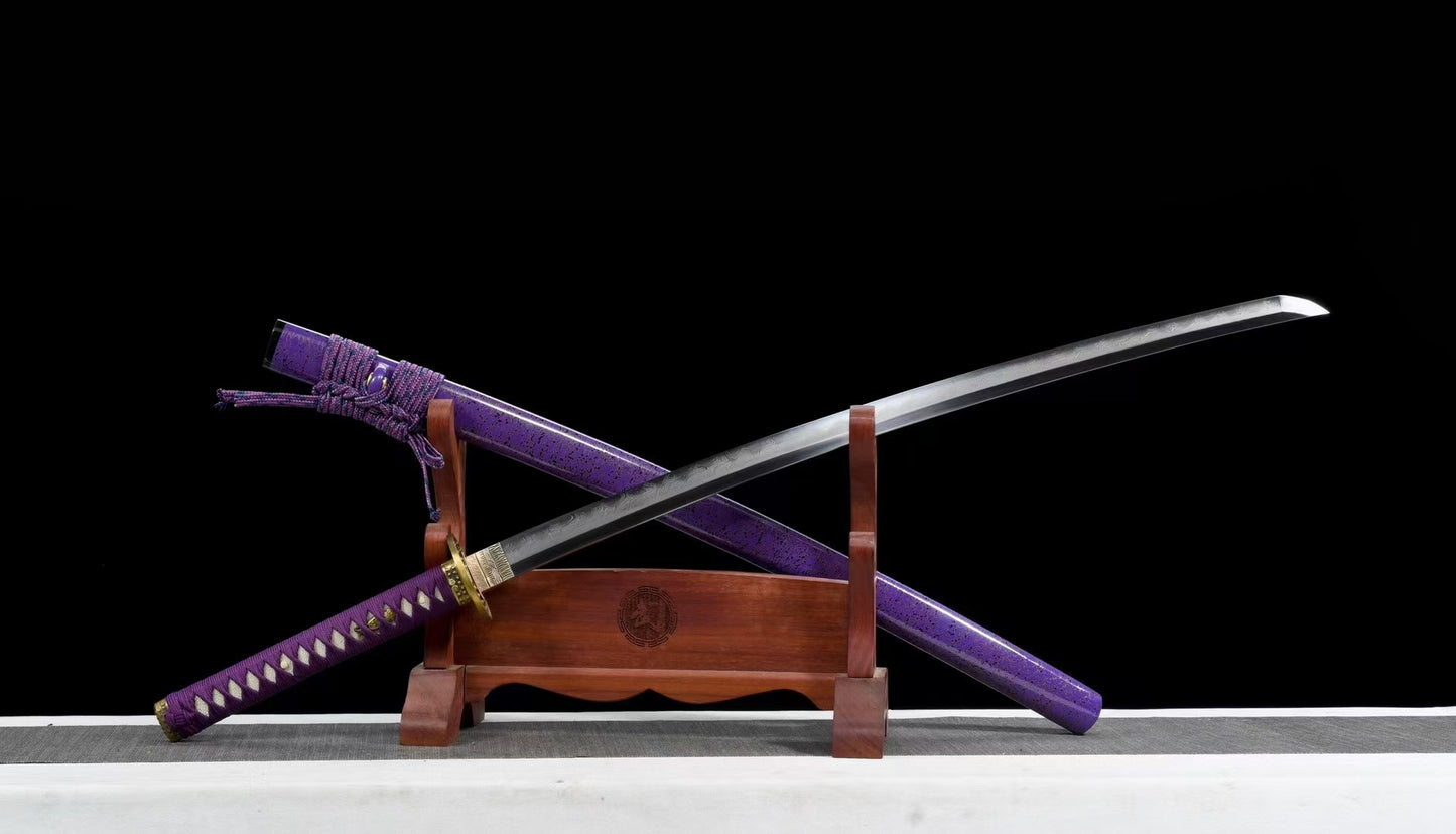 purple devil（Pattern steel forging technology）katana,（B98）