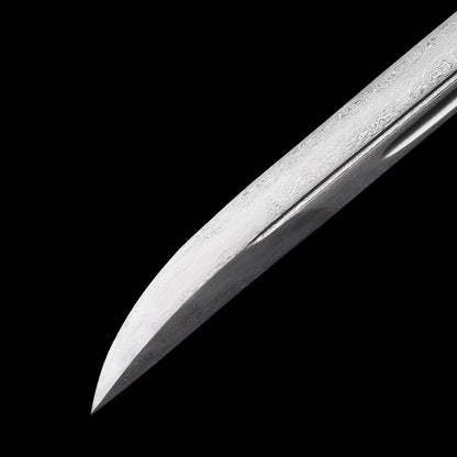 Waist knife embroidered spring knife丁白樱