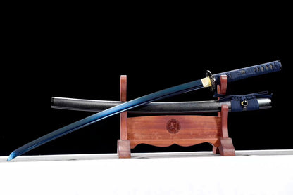 black moon（Spring steel forging process, high-temperature baking paint and baking blue）katana