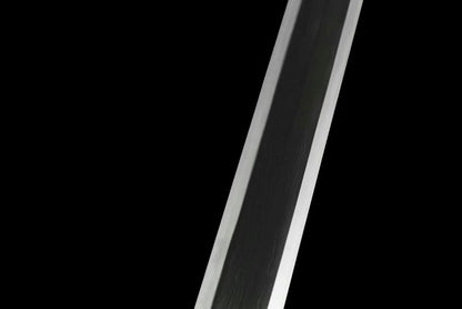 A replica Han dynasty sword with a white copper and seashell sheath.白铜贝壳大汉剑