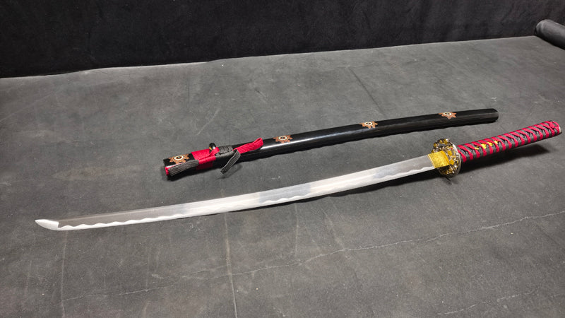 red devil(spring steel forged) very sharp,katana